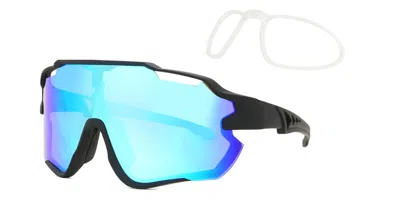 Smartbuy Active Blaze With Rx Insert Uy066 C2 Occhiali Da Sole Neri Per Uomo In Black