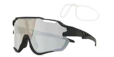Smartbuy Active Blaze With Rx Insert Uy066 C7 Men's Sunglasses Black Size 145 In Red