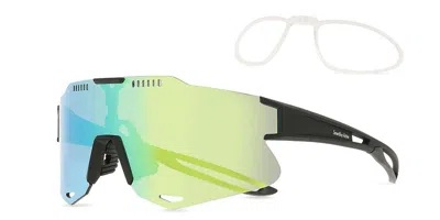 Smartbuy Active Furious With Rx Insert Uy080 C5 Occhiali Da Sole Neri Per Uomo In Black