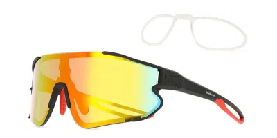 Smartbuy Active Speedex With Rx Insert Uy063 C2 Men's Sunglasses Black Size 135