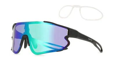 Smartbuy Active Speedex With Rx Insert Uy063 C5 Occhiali Da Sole Neri Per Uomo