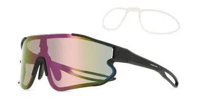 Smartbuy Active Speedex With Rx Insert Uy063 C8 Occhiali Da Sole Neri Per Uomo