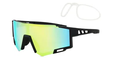 Smartbuy Active Stryker With Rx Insert Uy076 C2 Men's Sunglasses Black Size 146