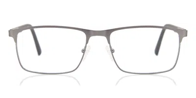 Smartbuy Collection Blaire Asian Fit Men's Glasses, Grey, Size 54 In Gray