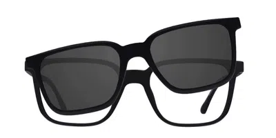 Smartbuy Collection Briggs With Clip-on Men's Glasses, Black, Size 54