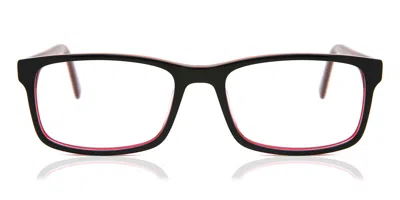 Smartbuy Collection Chakaia Men's Glasses, Red, Size 55 In Multi