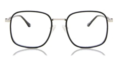 Smartbuy Collection Felt Men's Glasses, Black, Size 51 In Multi