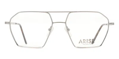 Smartbuy Collection Geometric Full Rim Metal Men's  Prescription Glasses Online Silver Size 55 - Free Lenses - Blue Ligh In Gray