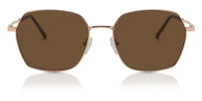 Smartbuy Collection Geometric Full Rim Metal Men's Prescription Sunglasses Gold Size 53 -