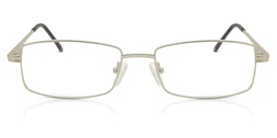 Smartbuy Collection Leyton Men's Glasses, Silver, Size 53