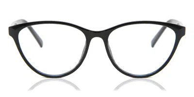Smartbuy Collection Occhiali Da Vista Per Donna Montatura Completa Cat Eye In Plastica Neri - Anti Luce Blu - Smartbuy C In Black