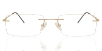 Smartbuy Collection Linda Asian Fit Men's Glasses, Gold, Size 53