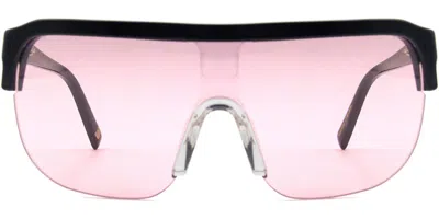 Smartbuy Collection Single Lens Semi Rimless Plastic Men's  Sunglasses  Black Size Standard - Free Lenses - Smartbuy Col