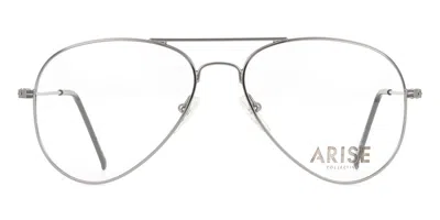 Smartbuy Collection Pilot Full Rim Metal Men's  Prescription Glasses Online Gunmetal Size 56 - Free Lenses - Blue Light  In Gray