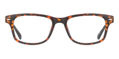 Smartbuy Collection Quinn Men's Glasses, Tortoiseshell, Size 50 In Brown