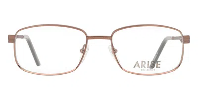 Smartbuy Collection Rectangle Full Rim Metal Men's  Prescription Glasses Online Brown Size 52 - Free Lenses - Blue Light