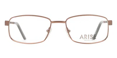 Smartbuy Collection Rectangle Full Rim Metal Men's  Prescription Glasses Online Brown Size 54 - Free Lenses - Blue Light