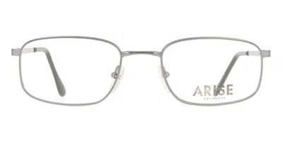 Smartbuy Collection Rectangle Full Rim Metal Men's  Prescription Glasses Online Grey Size 51 - Free Lenses - Blue Light  In Gray