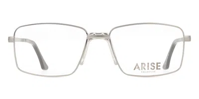 Smartbuy Collection Rectangle Full Rim Metal Men's  Prescription Glasses Online Silver Size 56 - Free Lenses - Blue Ligh In Gray