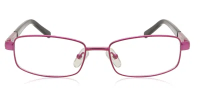 Smartbuy Collection Rectangle Full Rim Metal Women's  Prescription Glasses Online Pink Size 47 - Free Lenses - Blue Ligh
