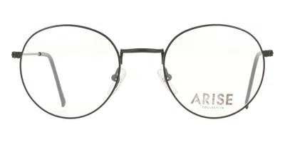 Smartbuy Collection Round Full Rim Metal Men's  Prescription Glasses Online Black Size 49 - Free Lenses - Blue Light Blo