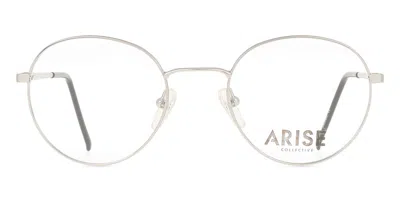 Smartbuy Collection Round Full Rim Metal Men's  Prescription Glasses Online Silver Size 47 - Free Lenses - Blue Light Bl