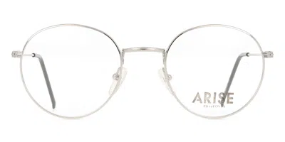 Smartbuy Collection Round Full Rim Metal Men's  Prescription Glasses Online Silver Size 49 - Free Lenses - Blue Light Bl