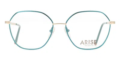 Smartbuy Collection Square Full Rim Metal Women's  Prescription Glasses Online Gold Size 54 - Free Lenses - Blue Light B In Multi