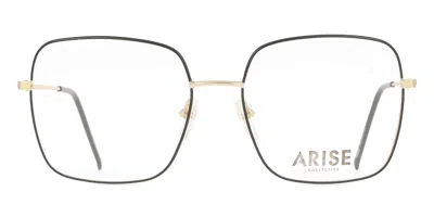 Smartbuy Collection Square Full Rim Metal Women's  Prescription Glasses Online Gold Size 56 - Free Lenses - Blue Light B In Multi