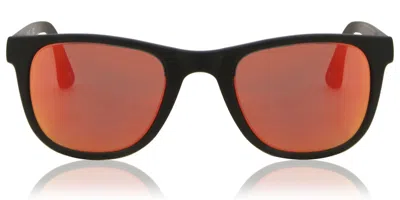 Smartbuy Collection Square Full Rim Plastic Men's Prescription Sunglasses Black Size 51 -