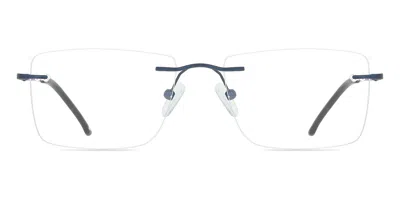 Smartbuy Collection Watson Asian Fit Men's Glasses, Blue, Size 54