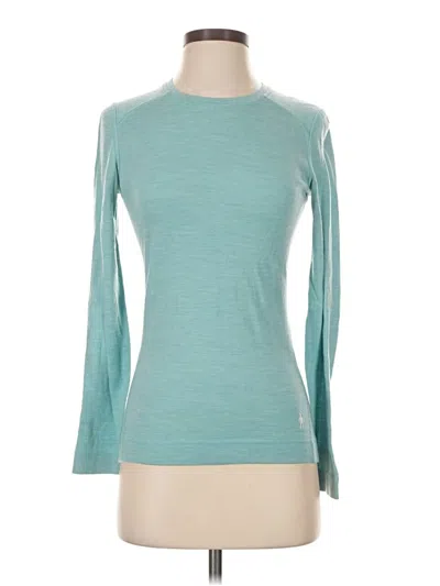 Pre-owned Smartwool 3/4 Sleeve T-shirt In Teal