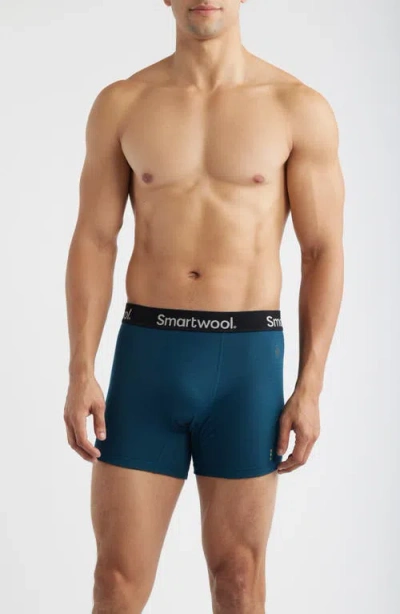 Smartwool Active Boxer Briefs In Blue