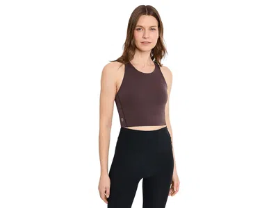 Smartwool Active Crop Bra In Brown