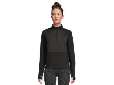 Smartwool Active Fleece Wind 1/2 Zip In Black