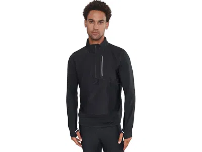 Smartwool Active Fleece Wind 1/2 Zip Men's Clothing Black 1: Xl, Elastane/polyester/wool