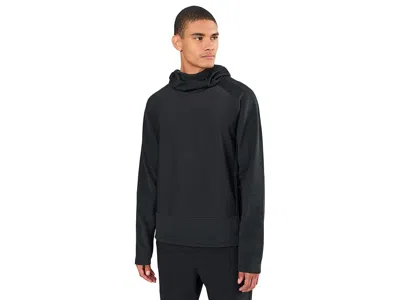 Smartwool Active Fleece Wind Hoodie Men's Sweater Black: Md, Elastane/polyester/spandex In Animal Print
