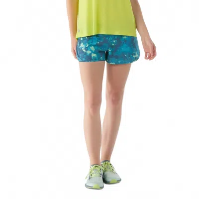 Smartwool Active Lined Short In Twilight Blue/watercolor