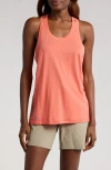 Smartwool Active Mesh Racerback Tank In Coral Reef