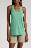 Smartwool Active Mesh Racerback Tank In Zen Green