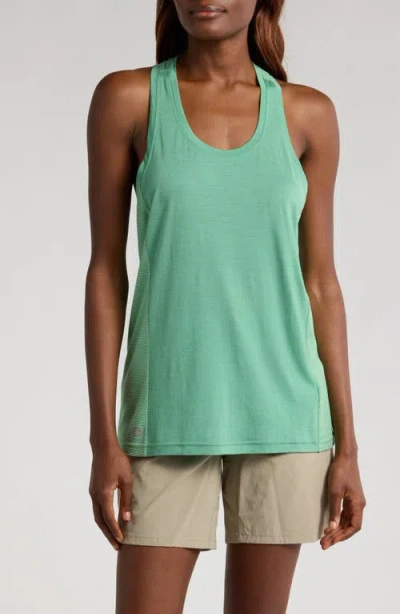 Smartwool Active Mesh Racerback Tank In Zen Green
