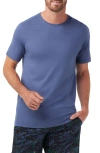Smartwool Active Performance Wool Blend T-shirt In Blue