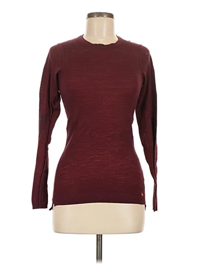 Pre-owned Smartwool Active T-shirt In Burgundy