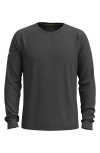 Smartwool Active Ultralight Long Sleeve Performance T-shirt In Black