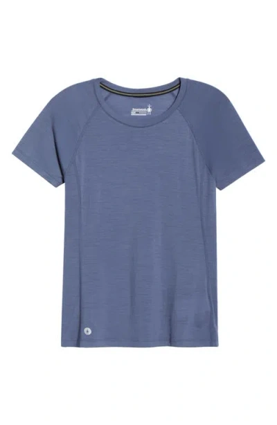 Smartwool Active Ultralite Crewneck T-shirt In Blue