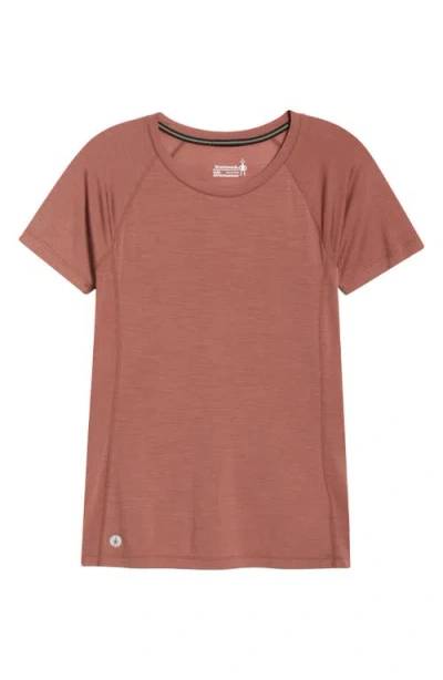 Smartwool Active Ultralite Crewneck T-shirt In Brown