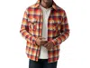 Smartwool Anchor Line Shirt Jacket In Red Plaid In Multi