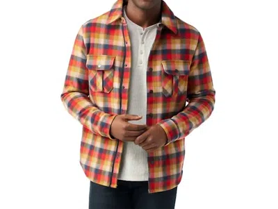 Smartwool Anchor Line Shirt Jacket In Red Plaid In Multi