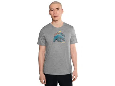 Smartwool Bear Strata Active Short Sleeve Graphic T-shirts In Multi
