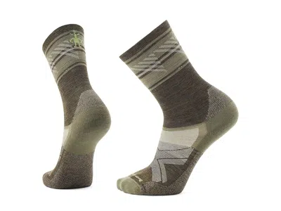 Smartwool Bike Targeted Cushion Cold Weather Crew Socks Men's Crew Cut Socks Shoes Military Olive: Md (men's S In Multi